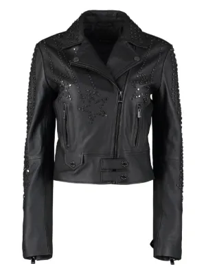 PINKO Leather Jackets | FARFETCH US