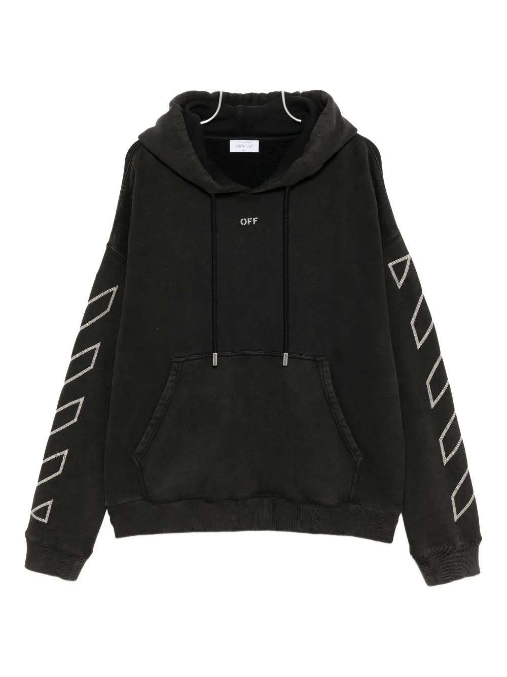 Off-White arrow-print hoodie | Grey | Image 1