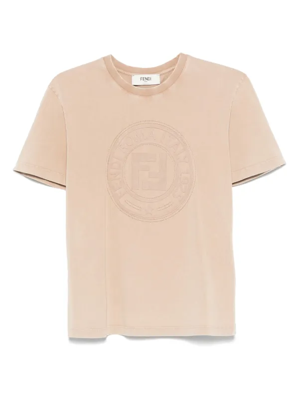 【フェンディ】コットン Tシャツ Tシャツ コットン ブラック | Fendi