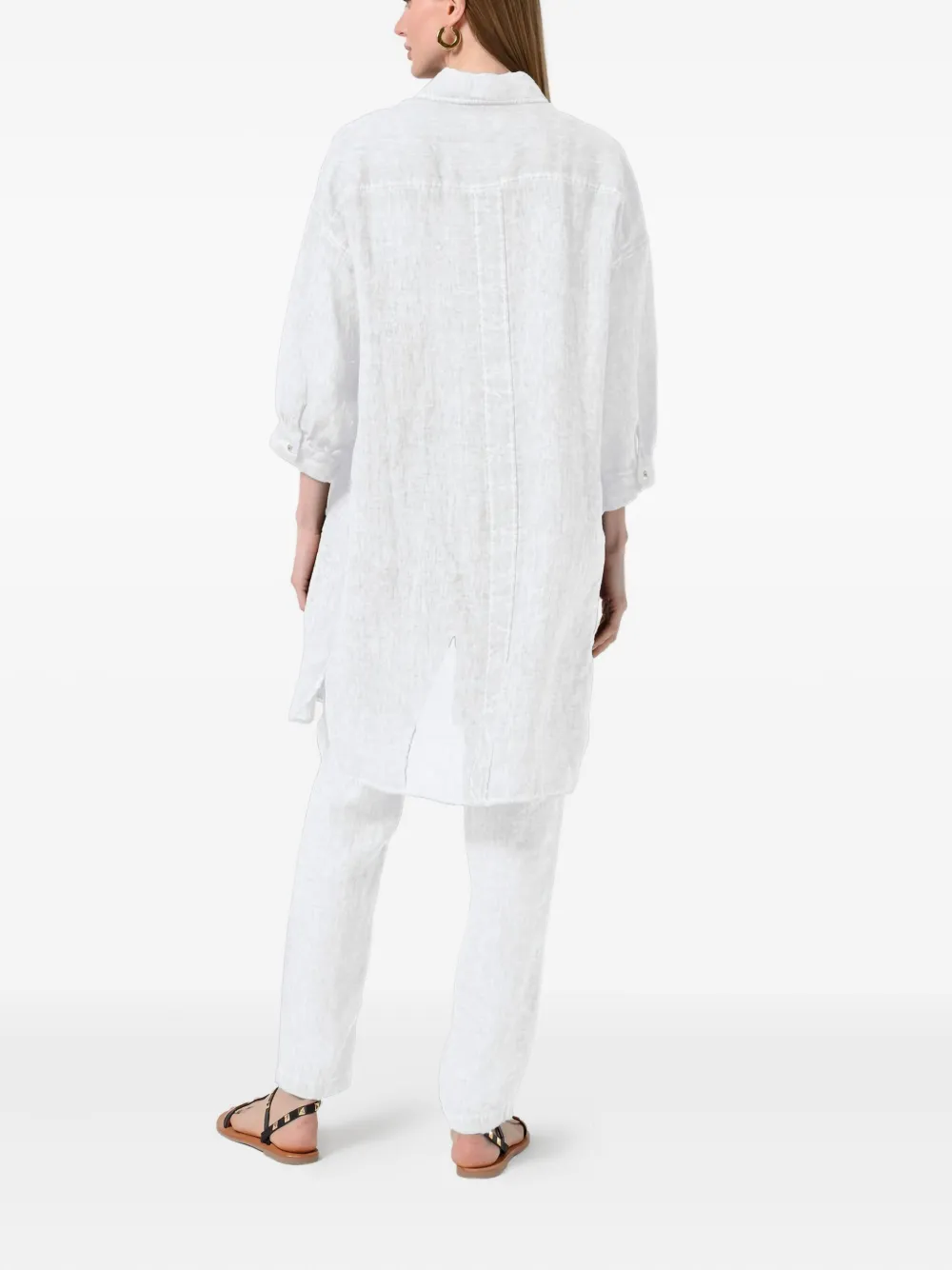 Ploumanac'h Collared Shirt In White