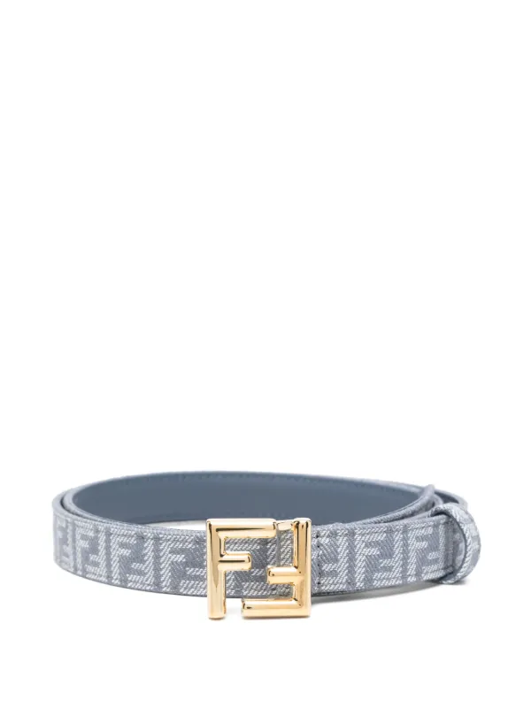 アクセサリーその他 FENDI Jacquard FF fabric belt FENDI FF-jacquard Belt | Blue | FARFETCH