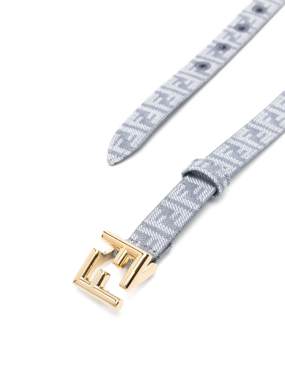 FENDI Riem met FF-jacquard - Blauw
