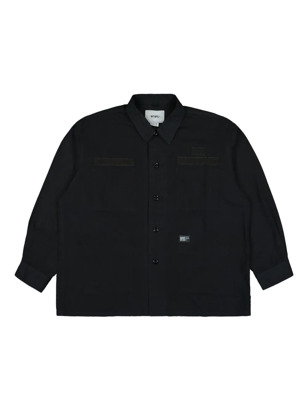 WTAPS camisa de algodón | negro | Image 1
