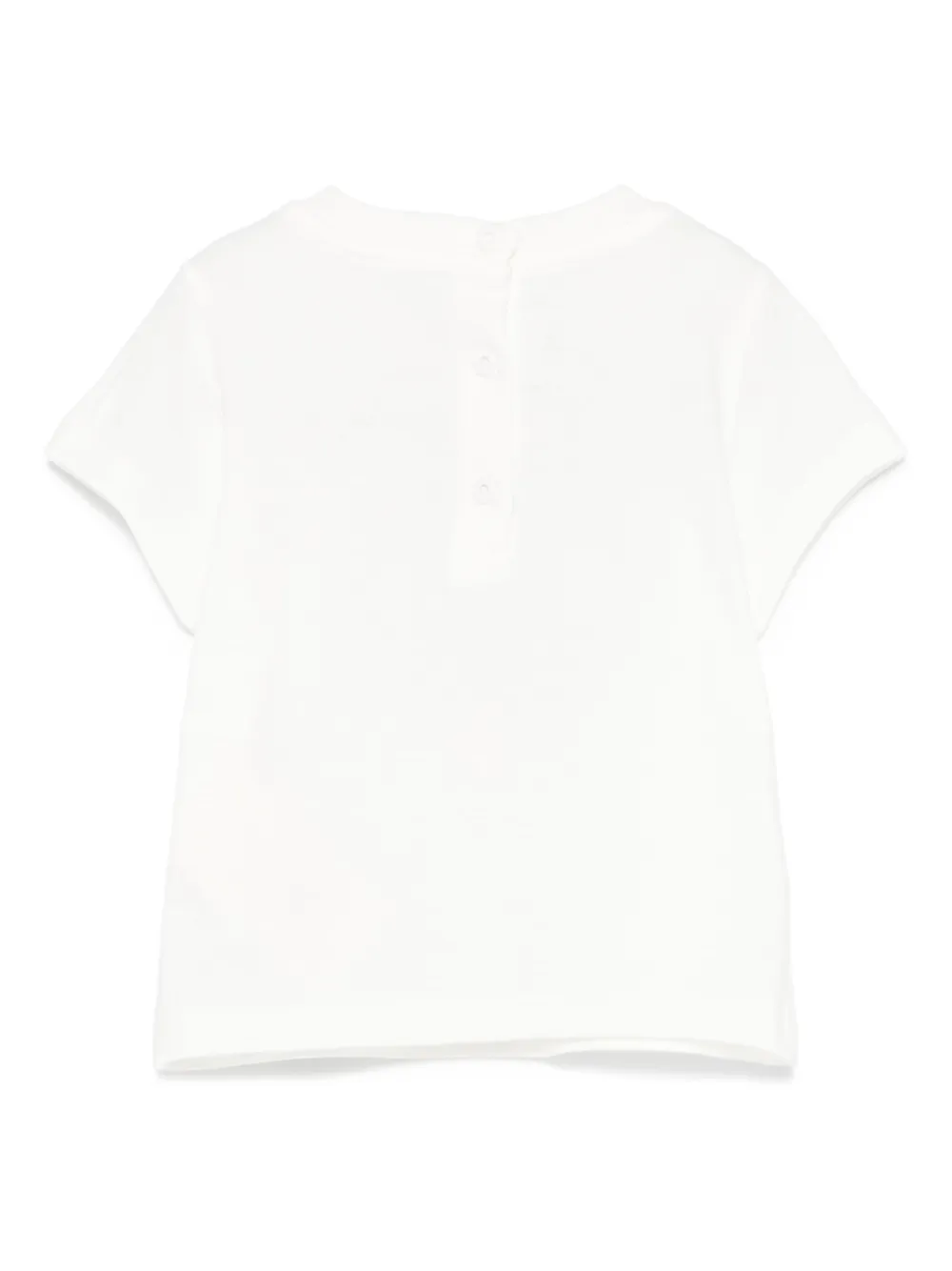 Fendi Kids T-shirt met teddybeerprint Wit