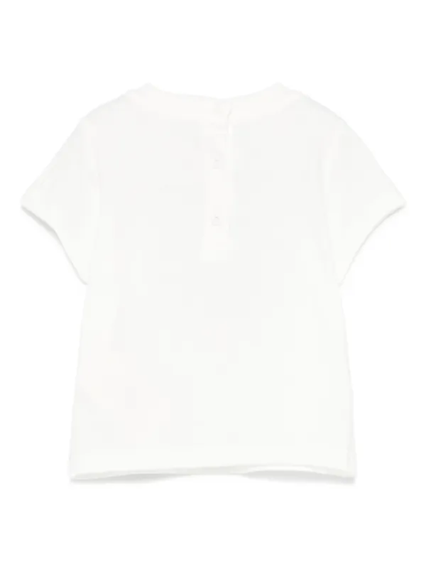 Fendi Kids Teddy bear-print T-shirt | White | FARFETCH