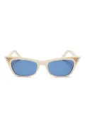 VALENTINO GARAVANI EYEWEAR cat eye sunglasses - White