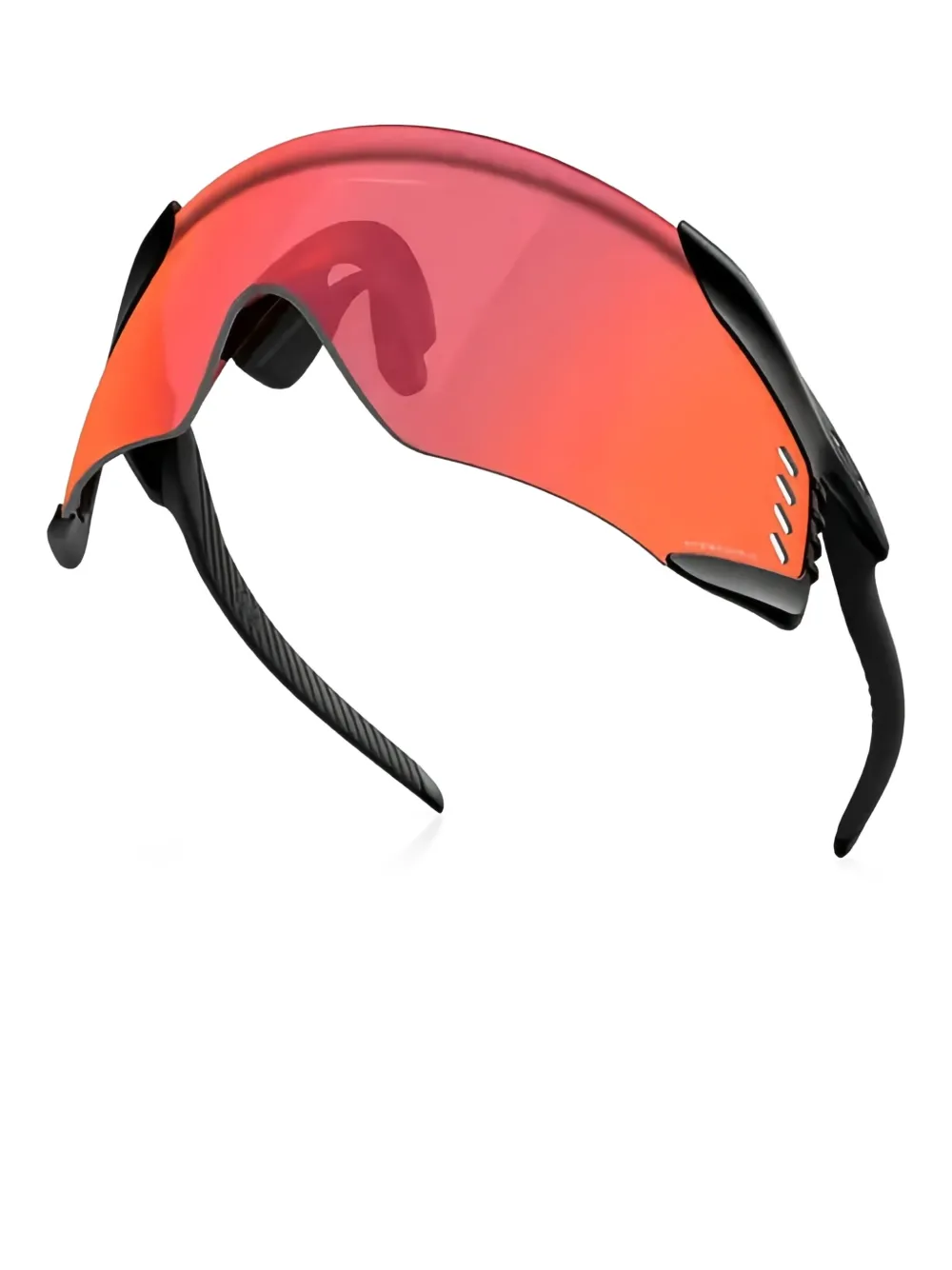 Oakley Zonnebril met schild montuur Zwart