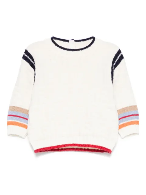 Fendi Kids Trui met streepdetail