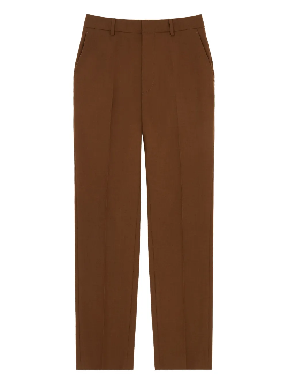 MM6 Maison Margiela Wollen plooibroek Bruin