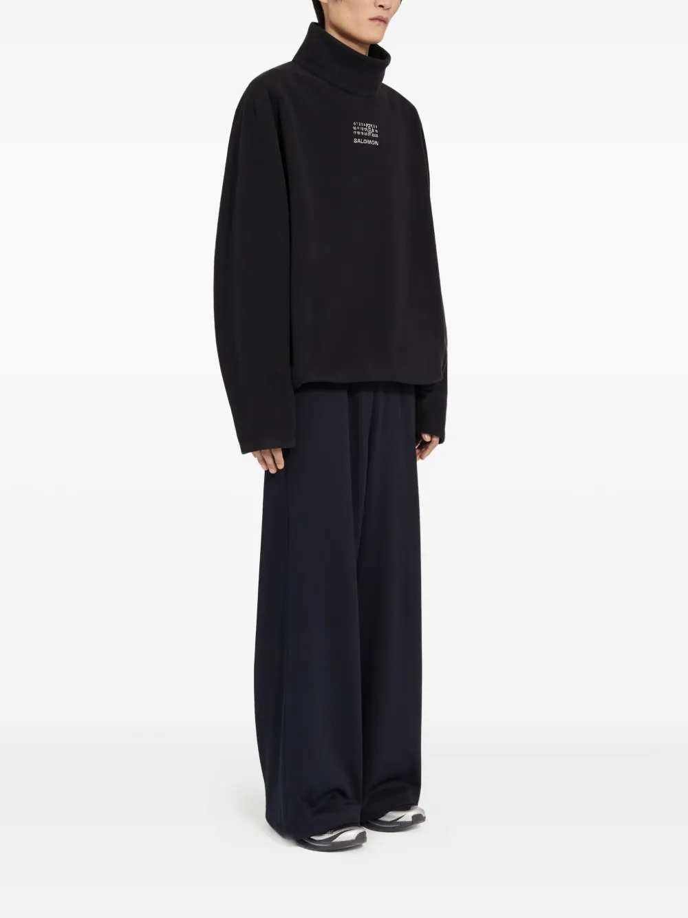 MM6 Maison Margiela X Salomon Coltrui met logo Zwart