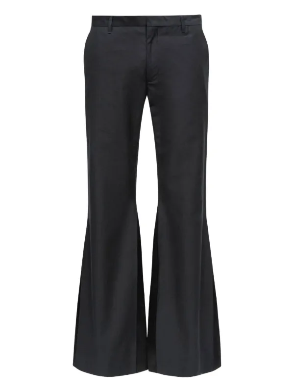 人気ブランドの MM6 ブラック | パンツ シングルステッチ Margiela Maison パンツ