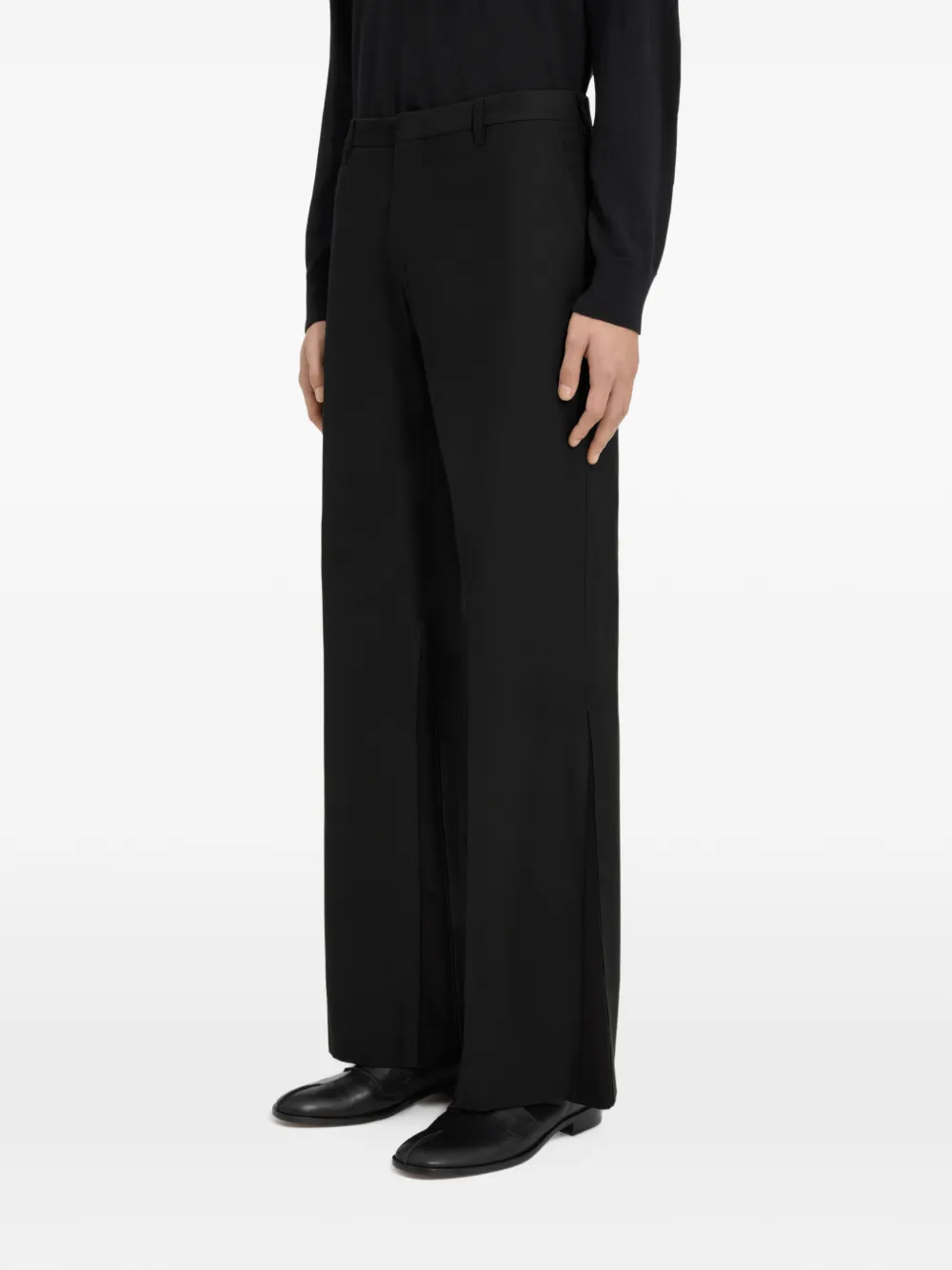 MM6 Maison Margiela Pantalon met logo Zwart