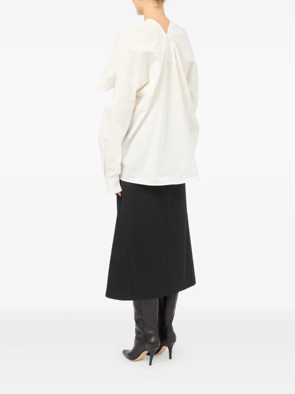 MM6 Maison Margiela Gelaagd T-shirt Wit