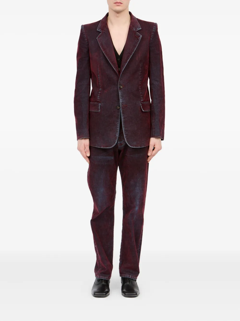 MM6 Maison Margiela Denim blazer Paars