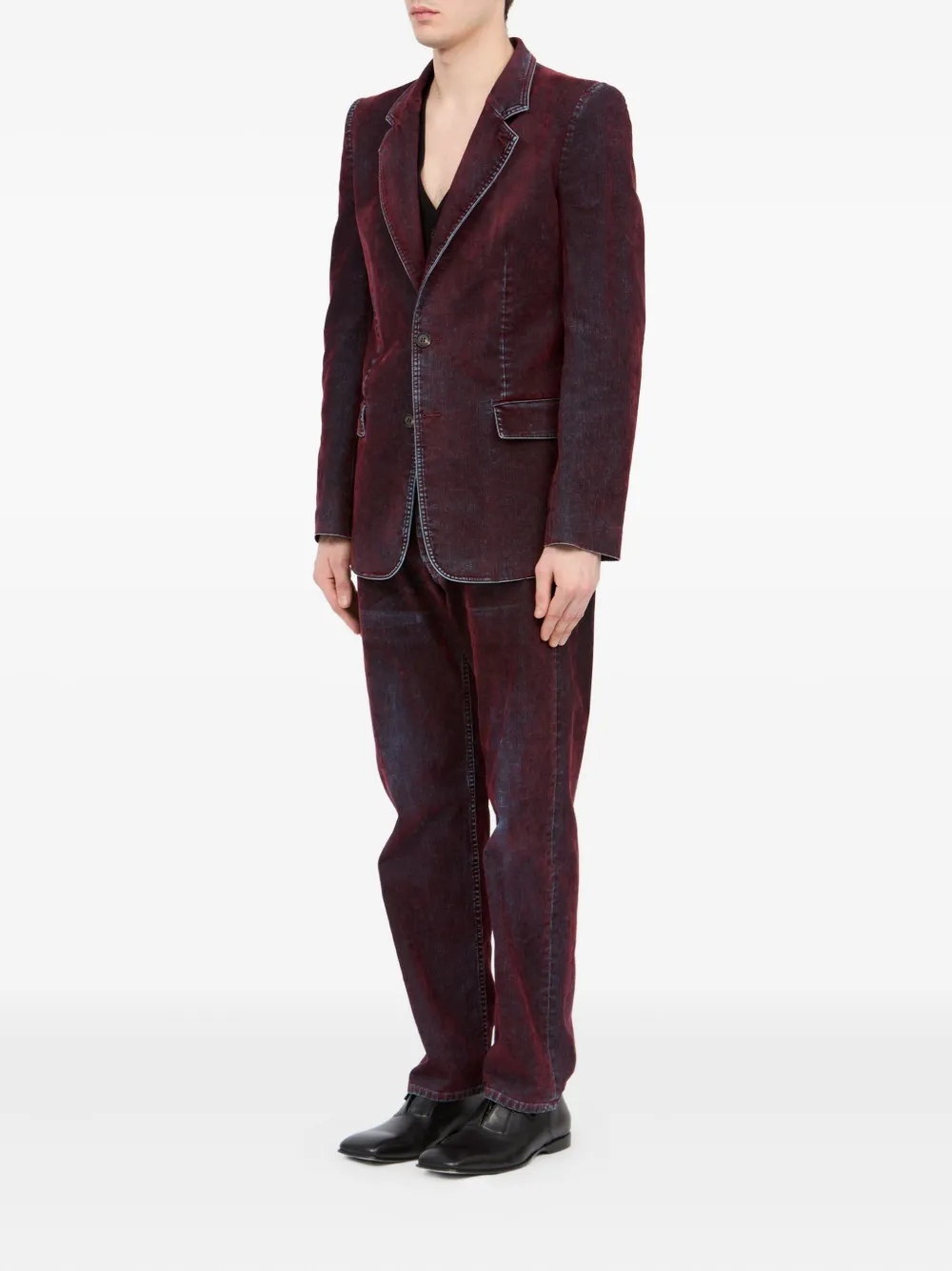 MM6 Maison Margiela Denim blazer Paars