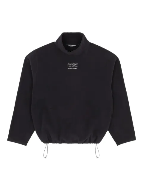 MM6 Maison Margiela X Salomon high-neck drawstring-hem sweatshirt