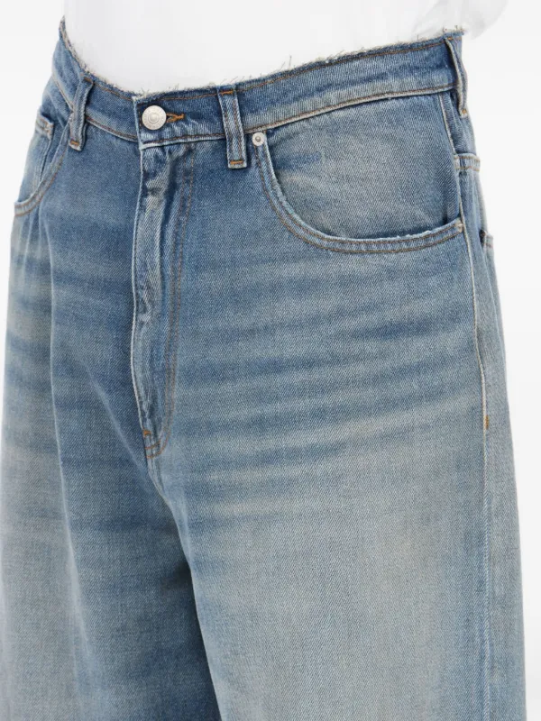 MM6 Maison Margiela カットオフエッジ ジーンズ | ブルー | FARFETCH JP