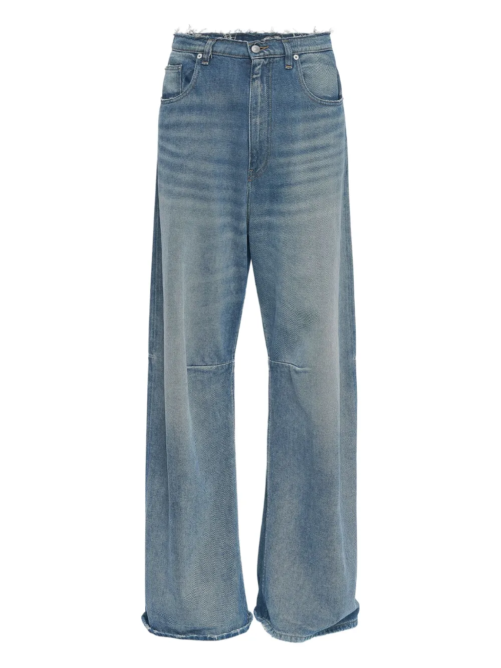 MM6 Maison Margiela frayed jeans | Blue | Image 1