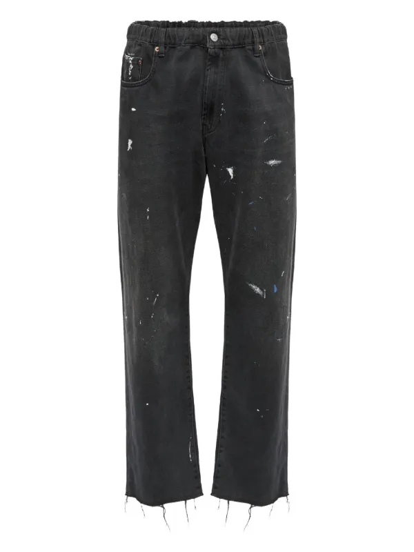 MM6 Maison Margiela ダメージ ジーンズ | グレー | FARFETCH JP