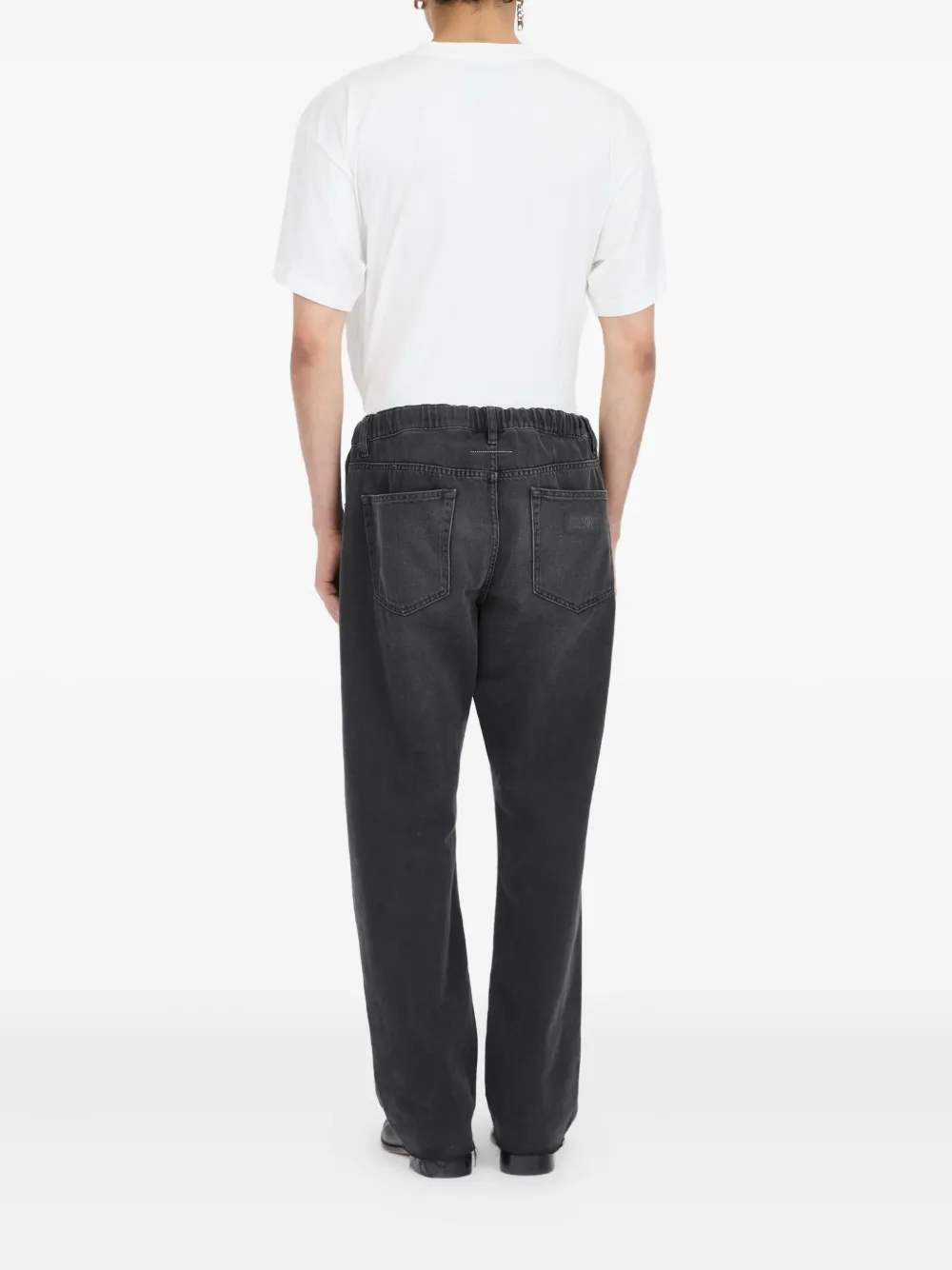 MM6 Maison Margiela Gerafelde jeans Grijs