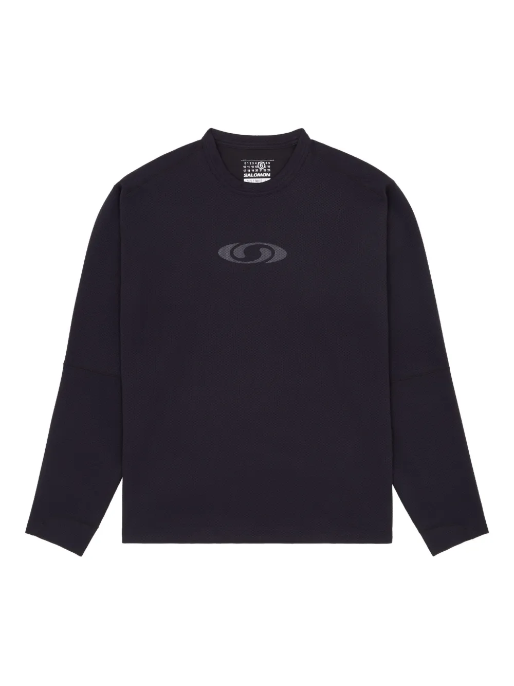 Mm6 Maison Margiela X Salomon Sweatshirt With Decoration In Blue