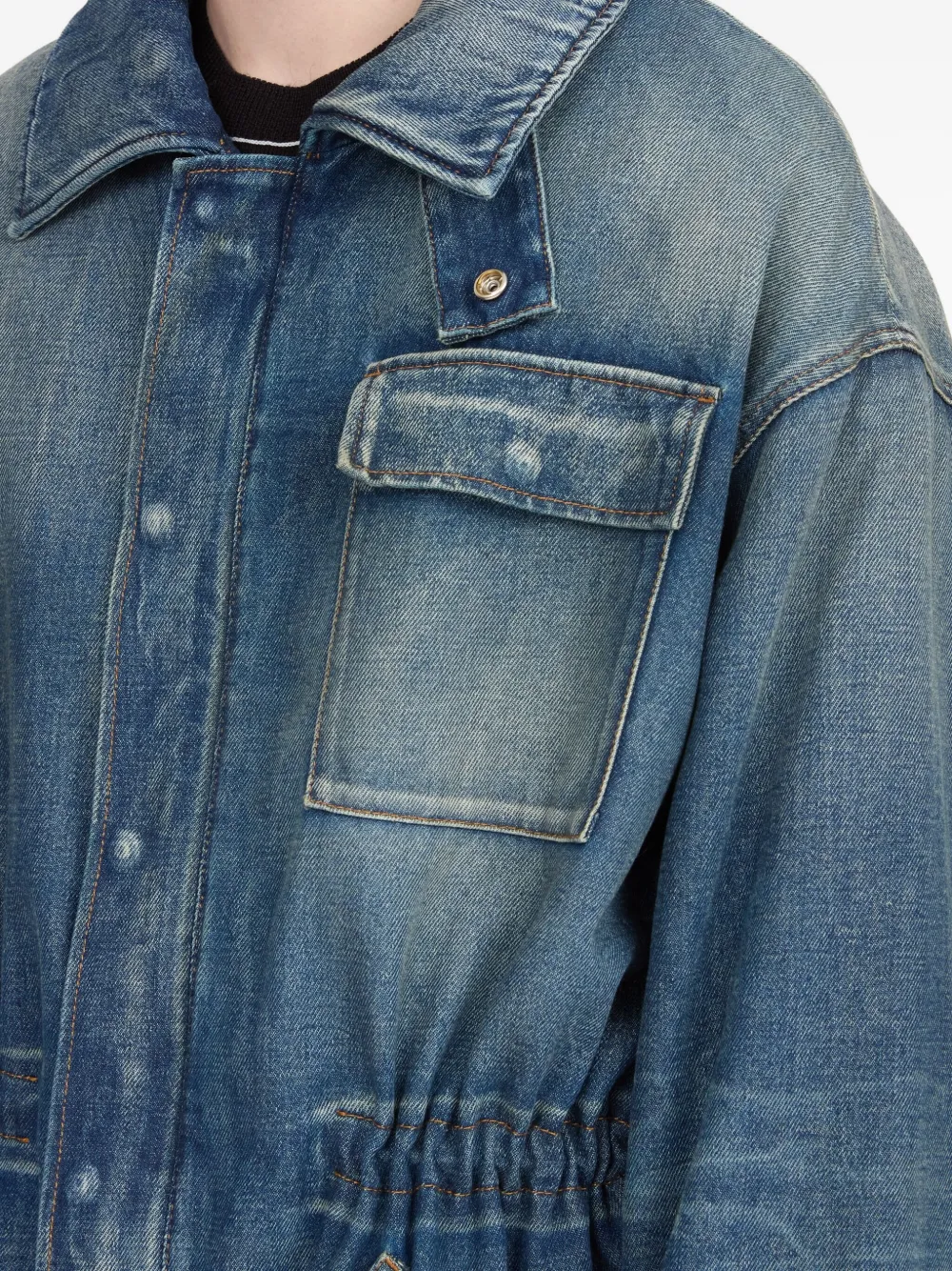MM6 Maison Margiela デニムジャケット | ブルー | FARFETCH JP