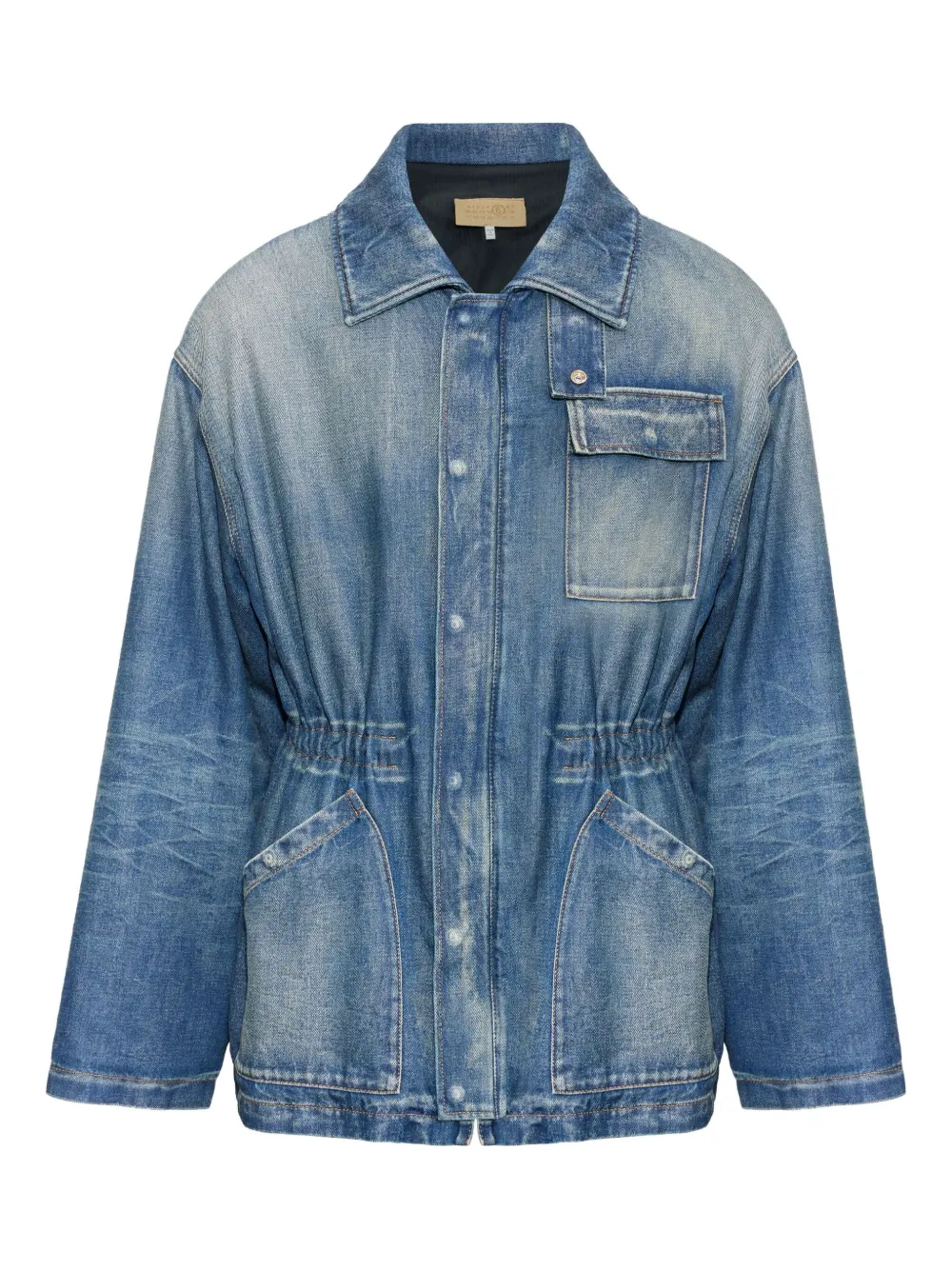 MM6 Maison Margiela Denim jack Blauw