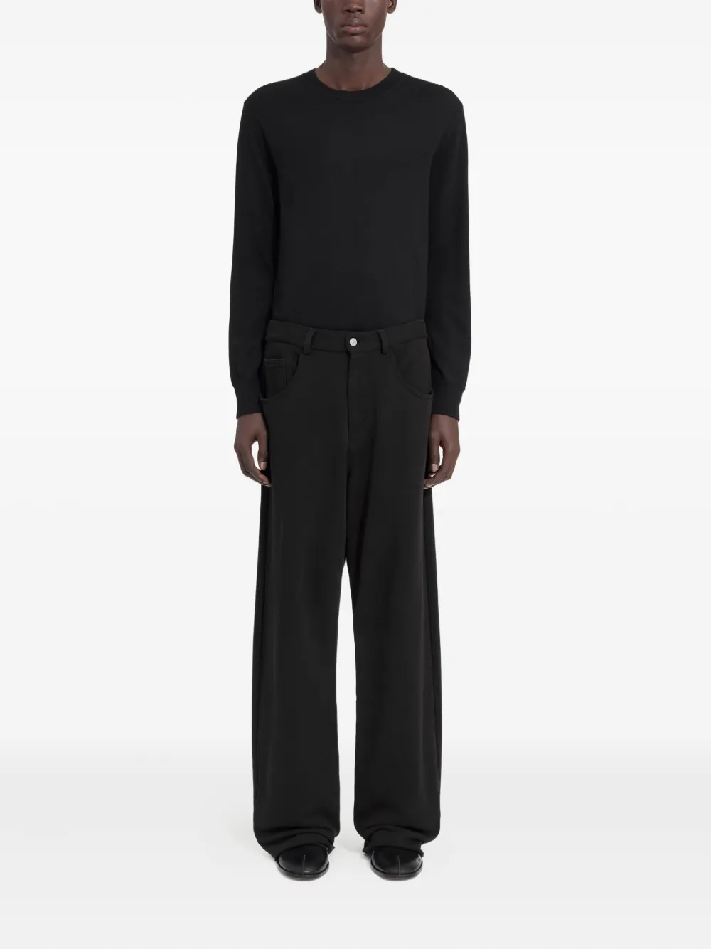 MM6 Maison Margiela pocket-detail trousers Zwart