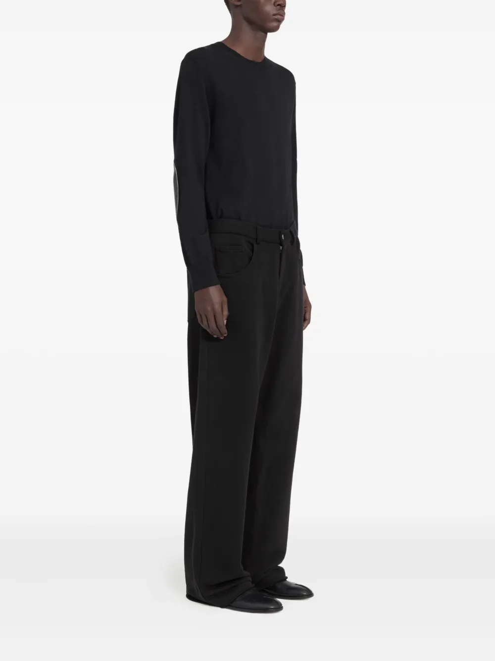 MM6 Maison Margiela pocket-detail trousers Zwart