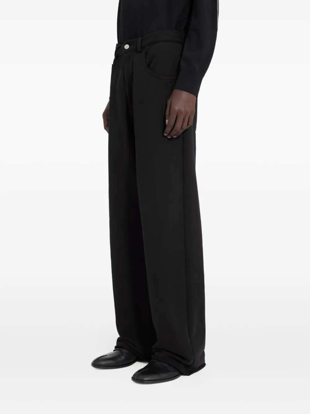MM6 Maison Margiela pocket-detail trousers Zwart