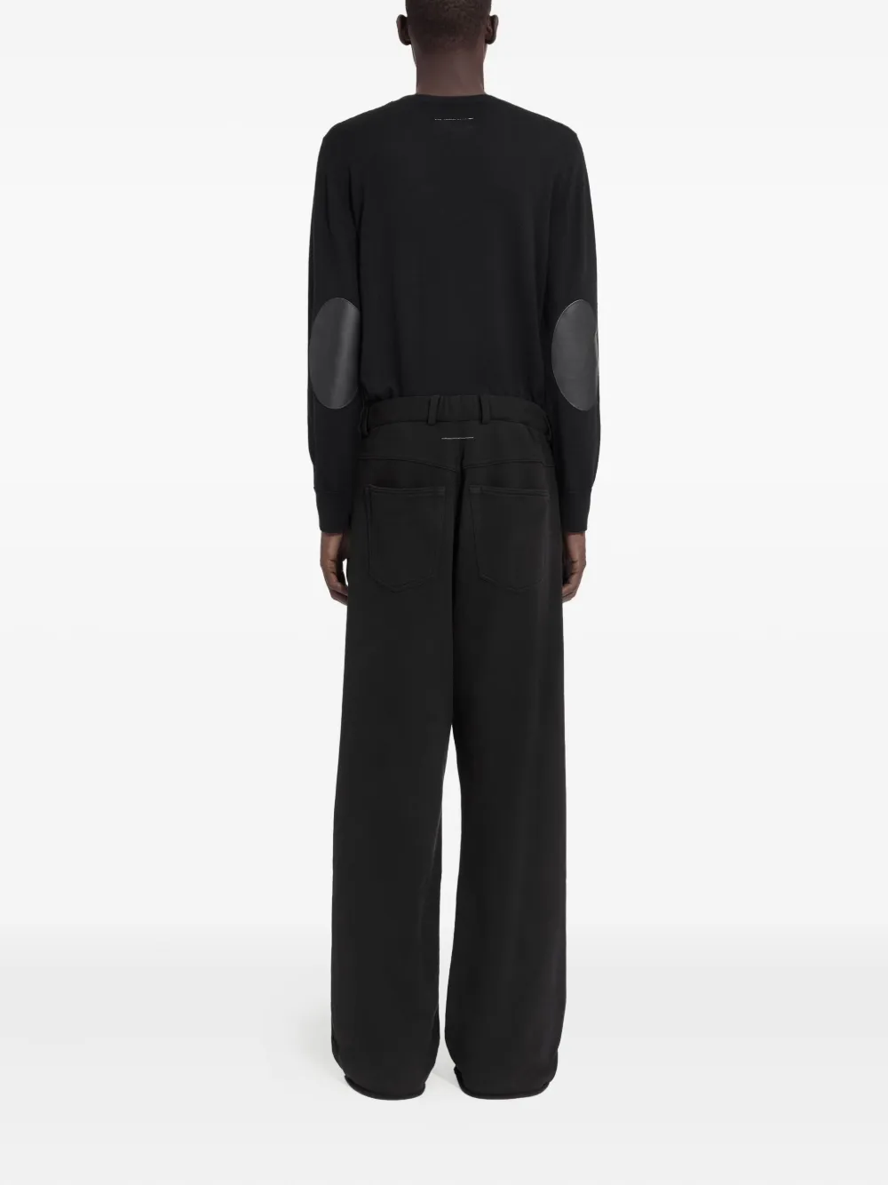 MM6 Maison Margiela pocket-detail trousers Zwart