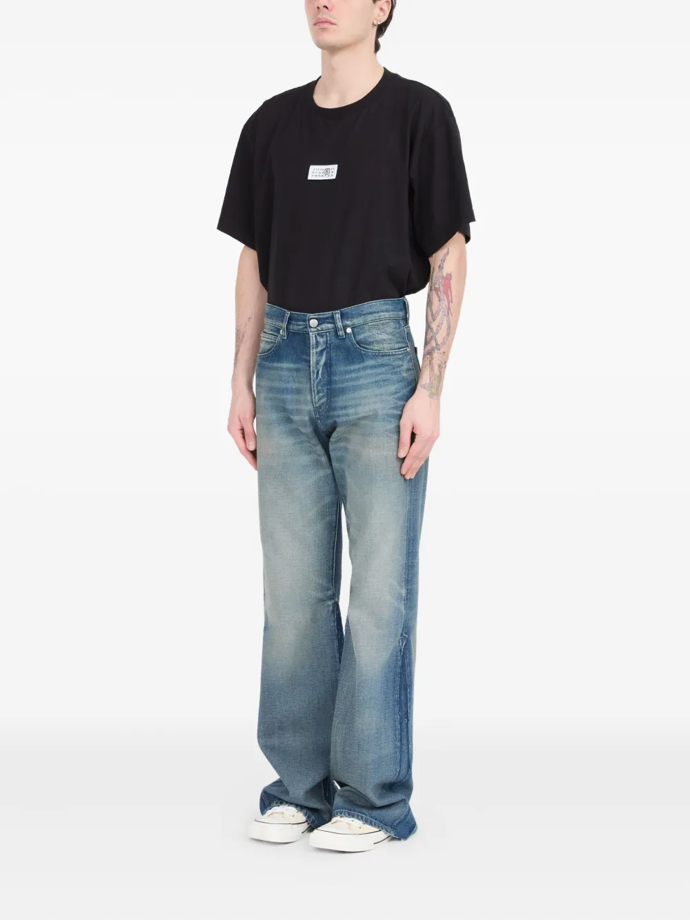 MM6 Maison Margiela Katoenen jeans Blauw