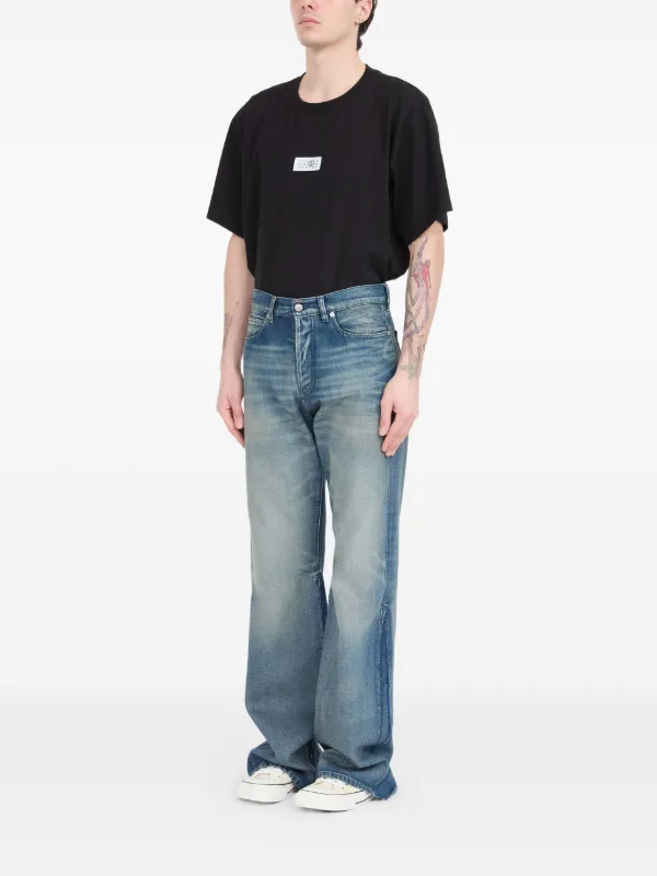 MM6 Maison Margiela コットン ジーンズ | ブルー | FARFETCH JP