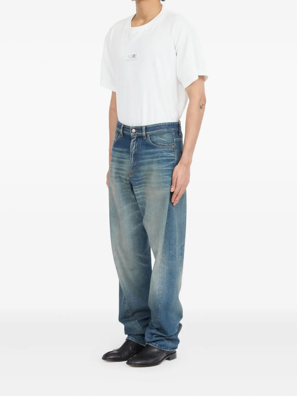 MM6 Maison Margiela Katoenen jeans Blauw