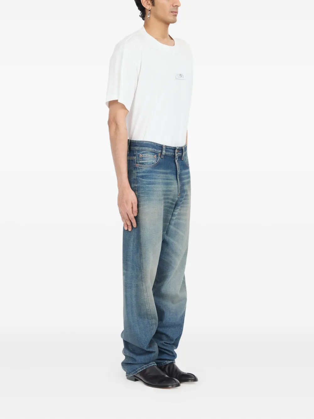 MM6 Maison Margiela Katoenen jeans Blauw