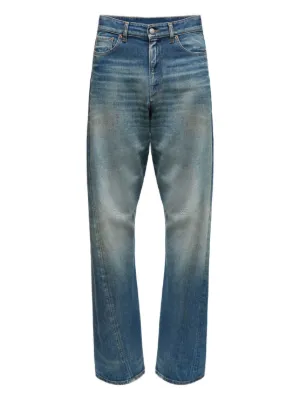 MM6 Maison Margiela カットオフエッジ ジーンズ | ブルー | FARFETCH JP