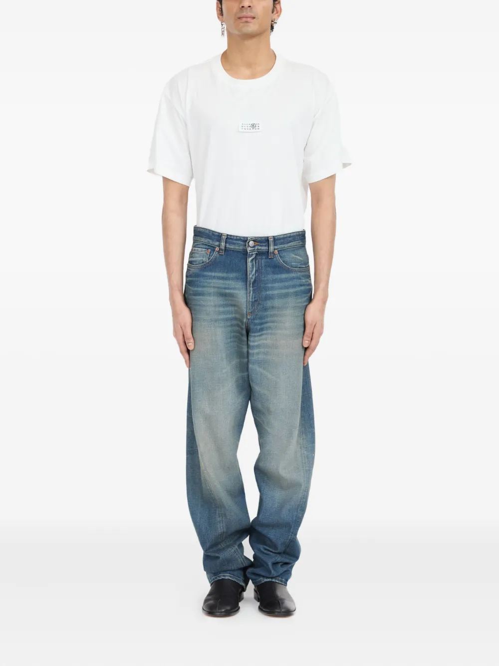 MM6 Maison Margiela Katoenen jeans - Blauw