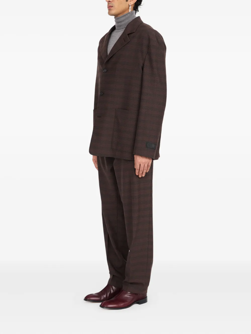 MM6 Maison Margiela Blazer a quadri | Giacche | Image 3