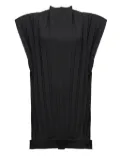 MM6 Maison Margiela pleated sleeveless mini dress - Black