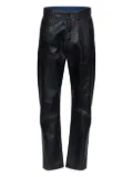 MM6 Maison Margiela waxed-effect jeans - Black