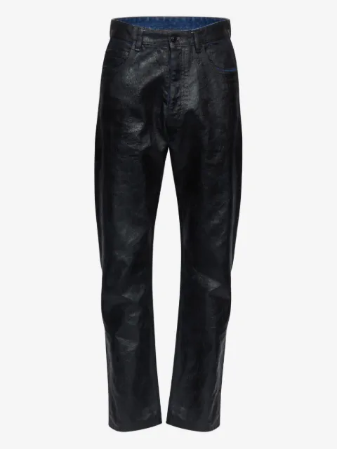 MM6 Maison Margiela waxed-effect jeans