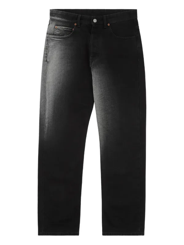 mm6 maison margiela ブラックデニム ジーンズ 23SS MM6 Maison Margiela コットン ジーンズ | ブラック | FARFETCH JP