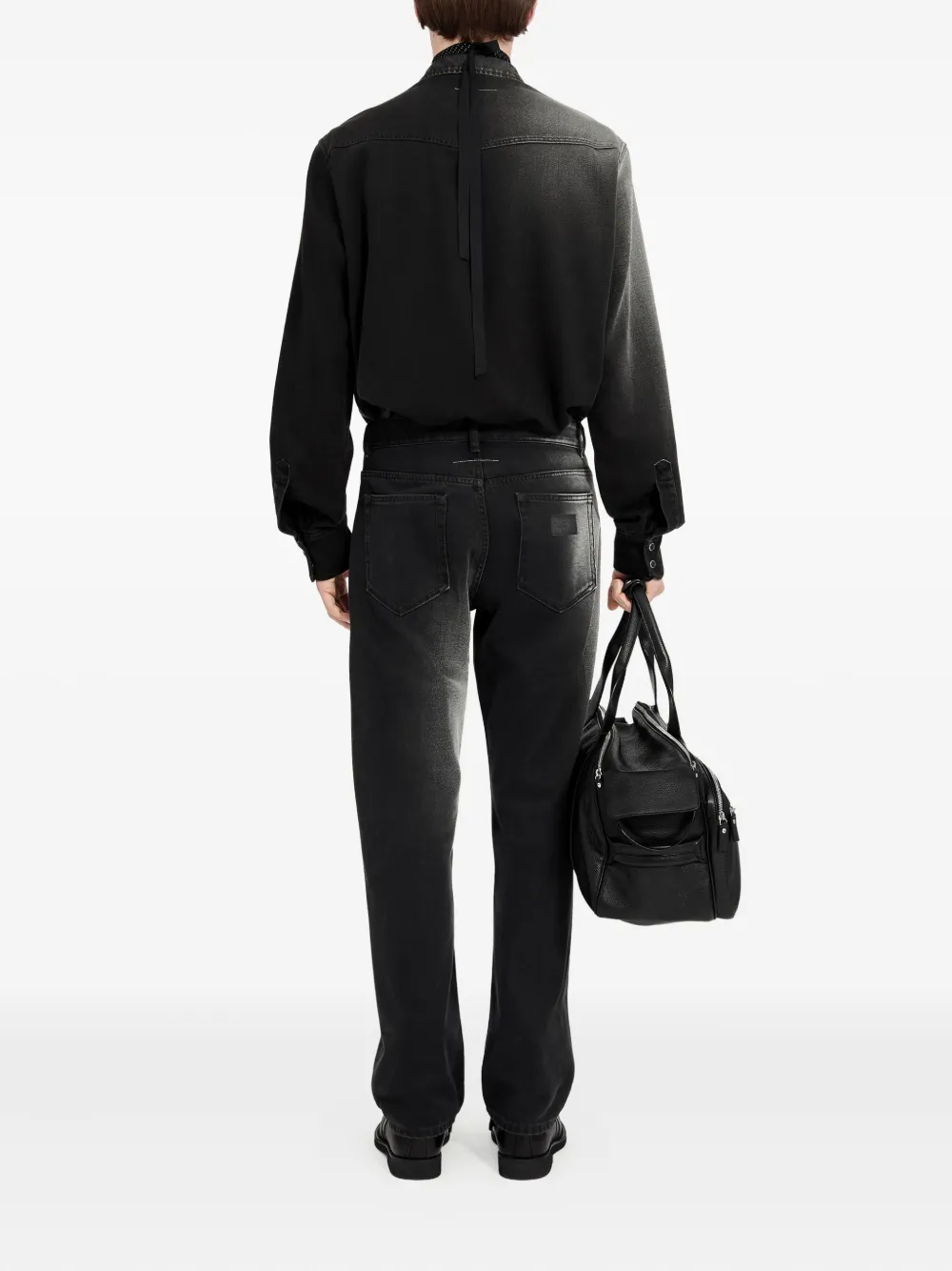 MM6 Maison Margiela Katoenen jeans Zwart