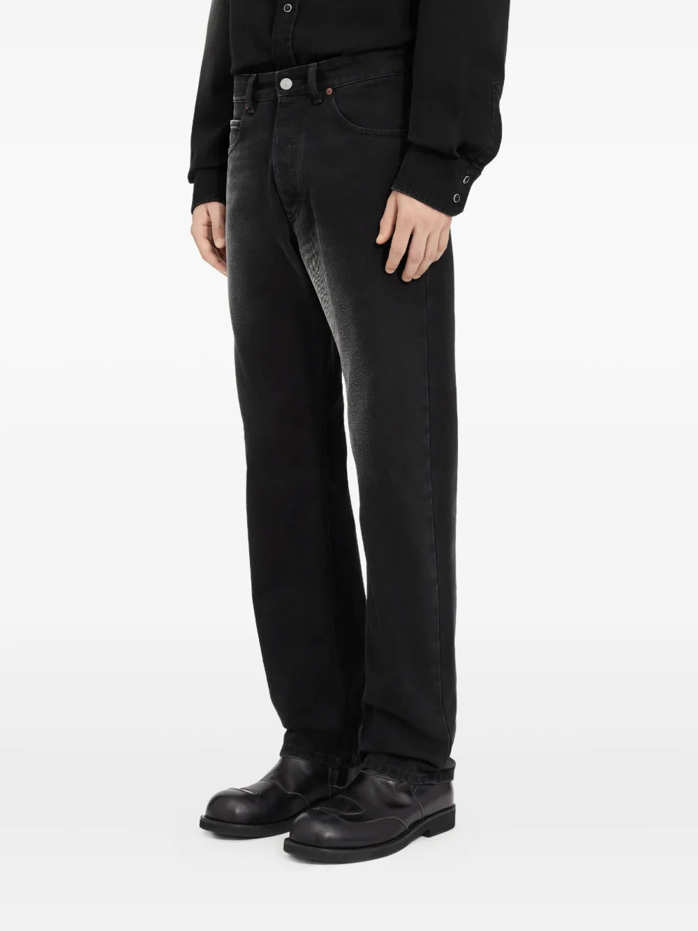 MM6 Maison Margiela Katoenen jeans Zwart