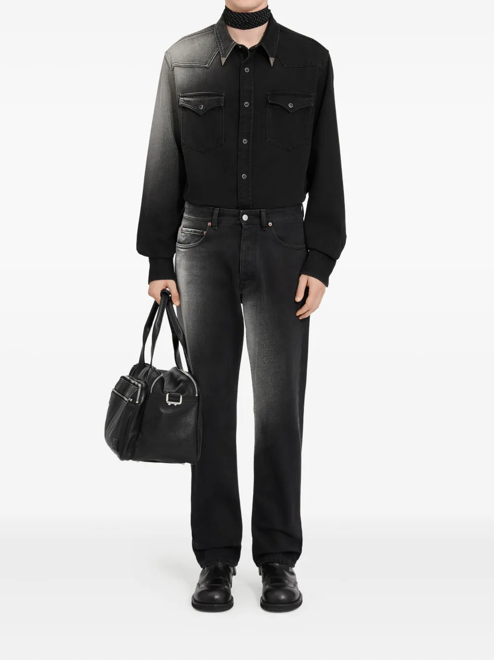 MM6 Maison Margiela Katoenen jeans - Zwart