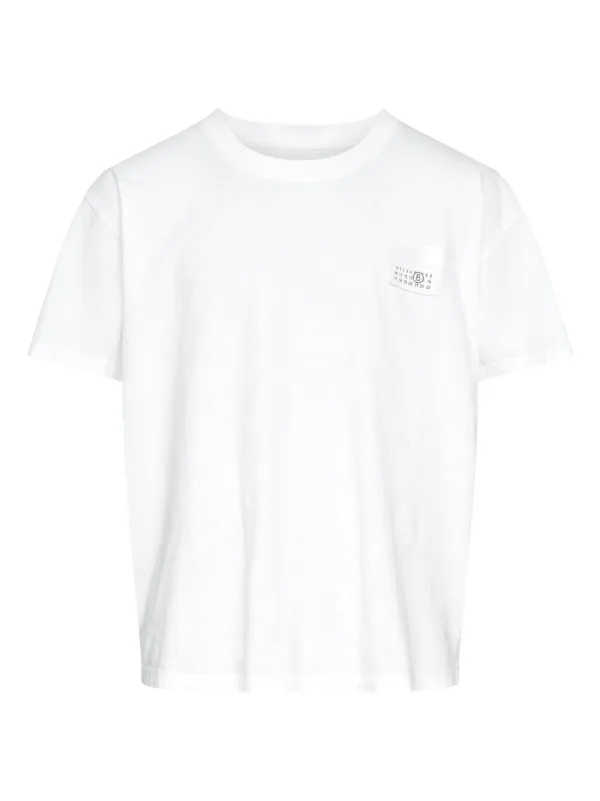 【正規品】美品 MM6 Maison Margiela ナンバーパッチT MM6 Maison Margiela ナンバーパッチ Tシャツ | ホワイト