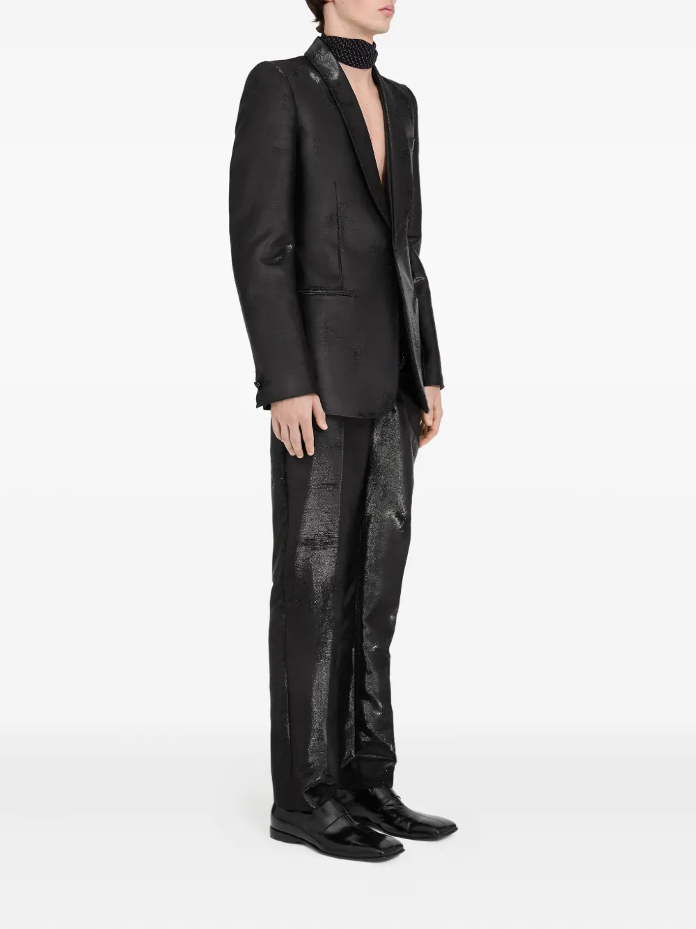 MM6 Maison Margiela Geplooide broek Zwart