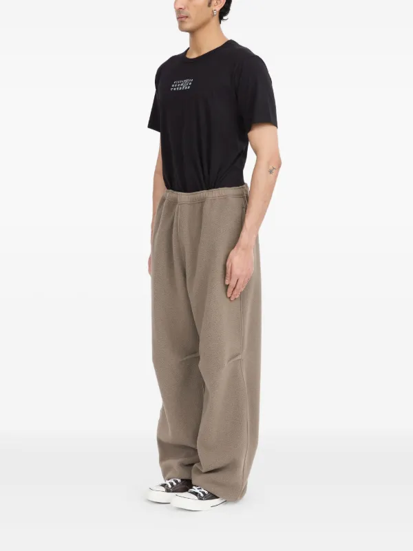 MM6 Maison Margiela フリース トラックパンツ | ニュートラル