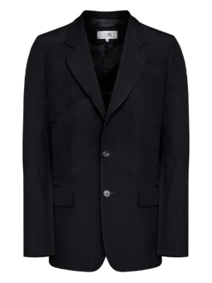 【送料&関税込】Maison Margiela Blazer Smoking Maison Margiela A/W 2019 Cigarette shoulder peacoat Size