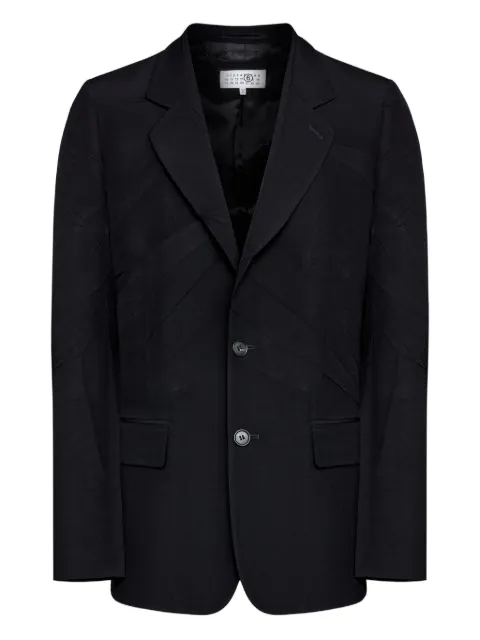 MM6 Maison Margiela tailored single-breasted blazer